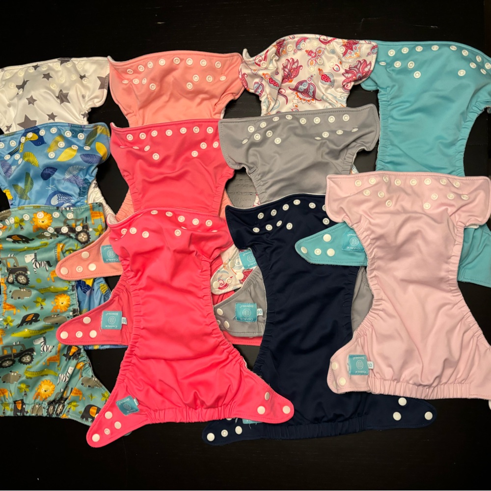 Cloth diapers, inserts, and wet bags